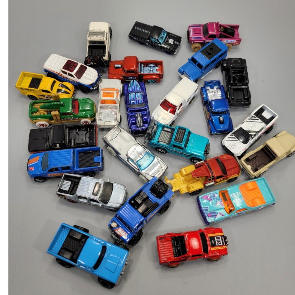 Lot of 25 Hot Wheel Pickup Trucks